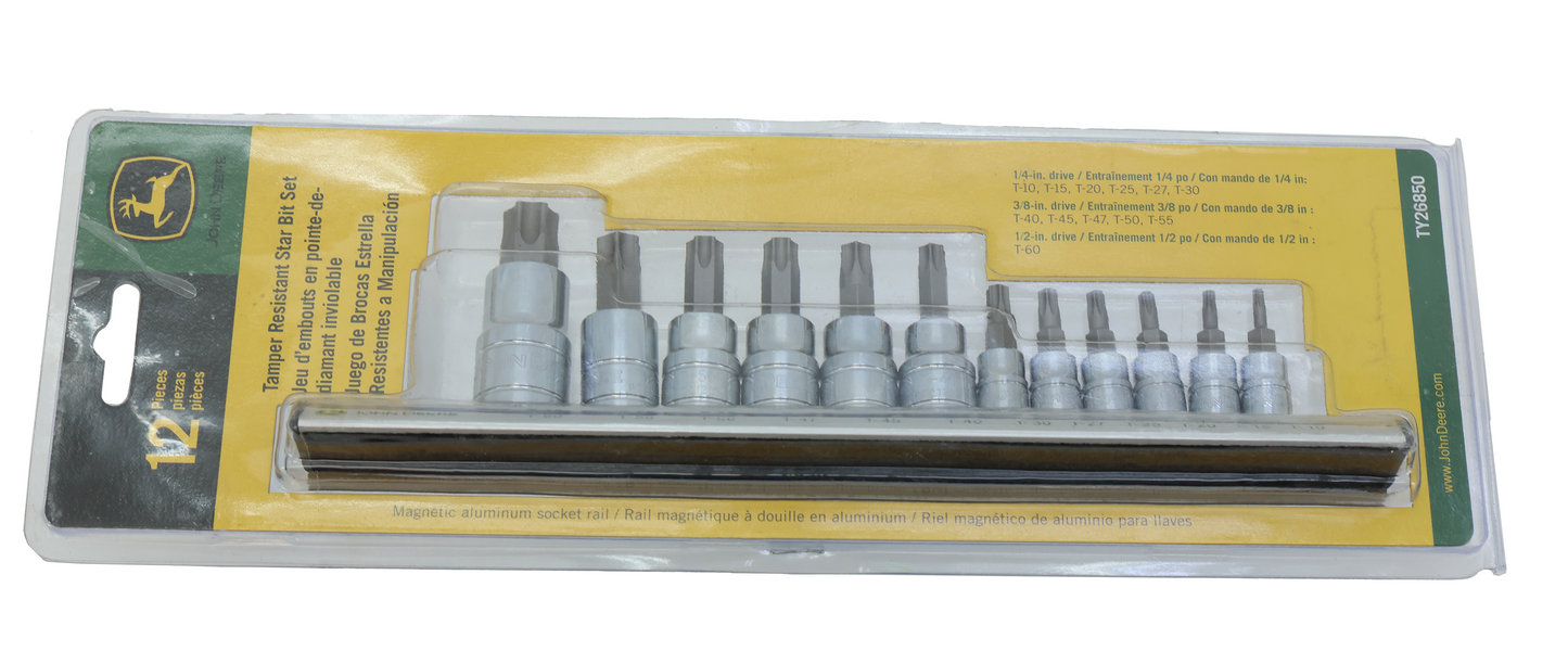 John Deere Original Equipment Star Bit Set - TY26850