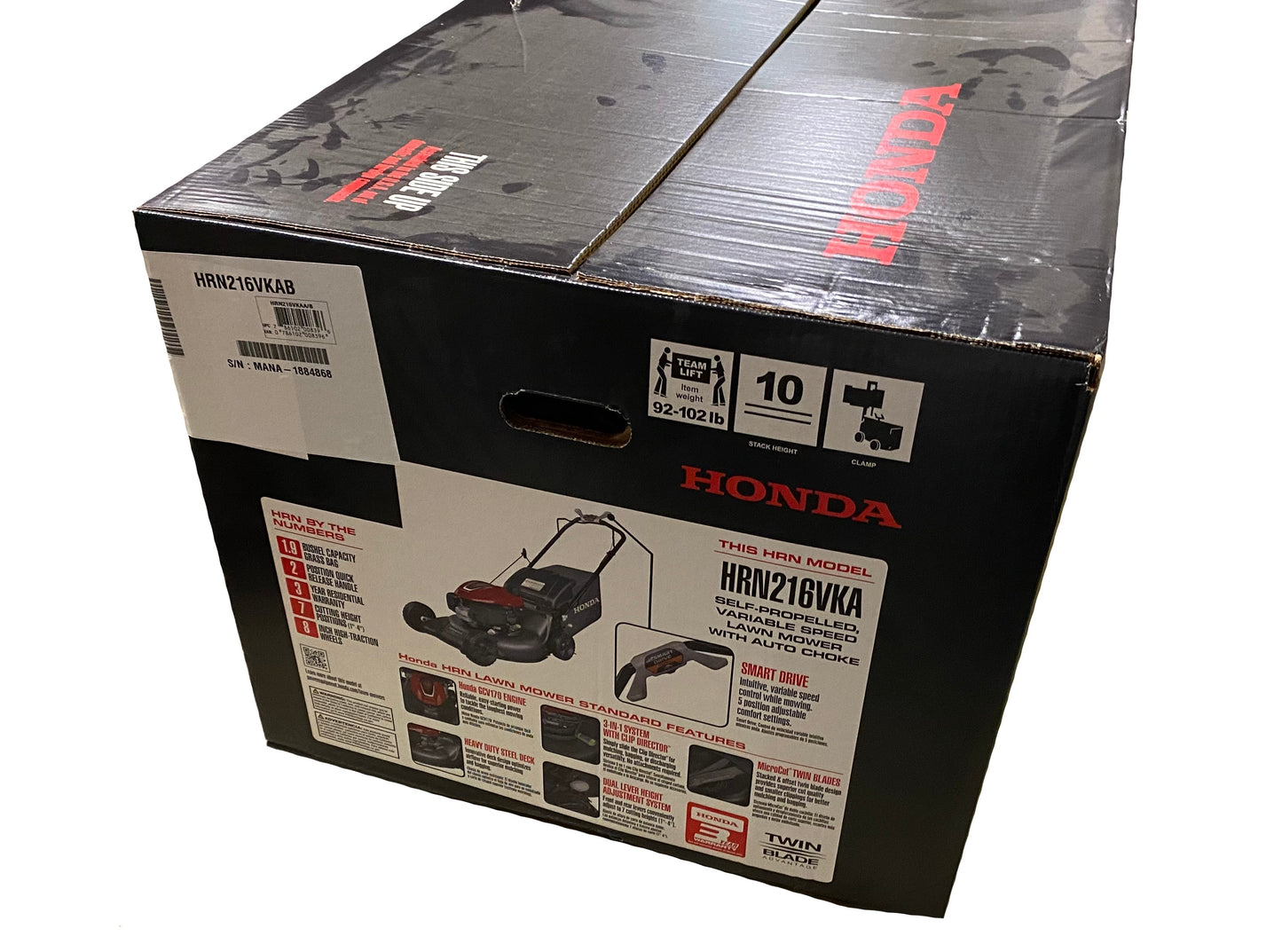 Honda HRN216VKA 21 Inch 167cc Self-Propelled Lawn Mower - 664200