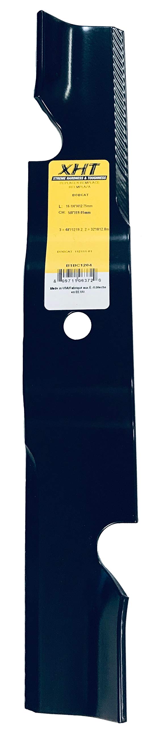 A&I XHT 16-1/4", 5/8", HL Mower Blade (Single) - B1BC1204,1