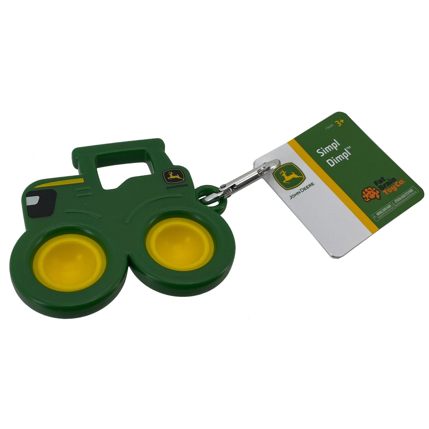 John Deere Simple Dimple Key Chain - LP79639