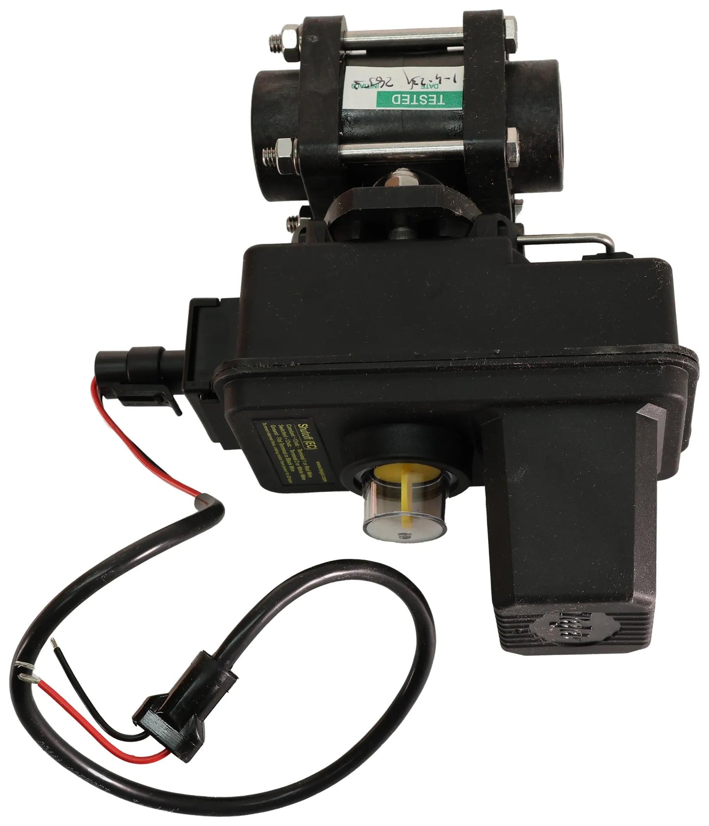 TEEJET 12V BALL VALVE - 2 WAY VALVE WITH 3/4" FEMALE NPT THREAD - HAS SINGLE POLE SWITCH - 878-344BEC23C