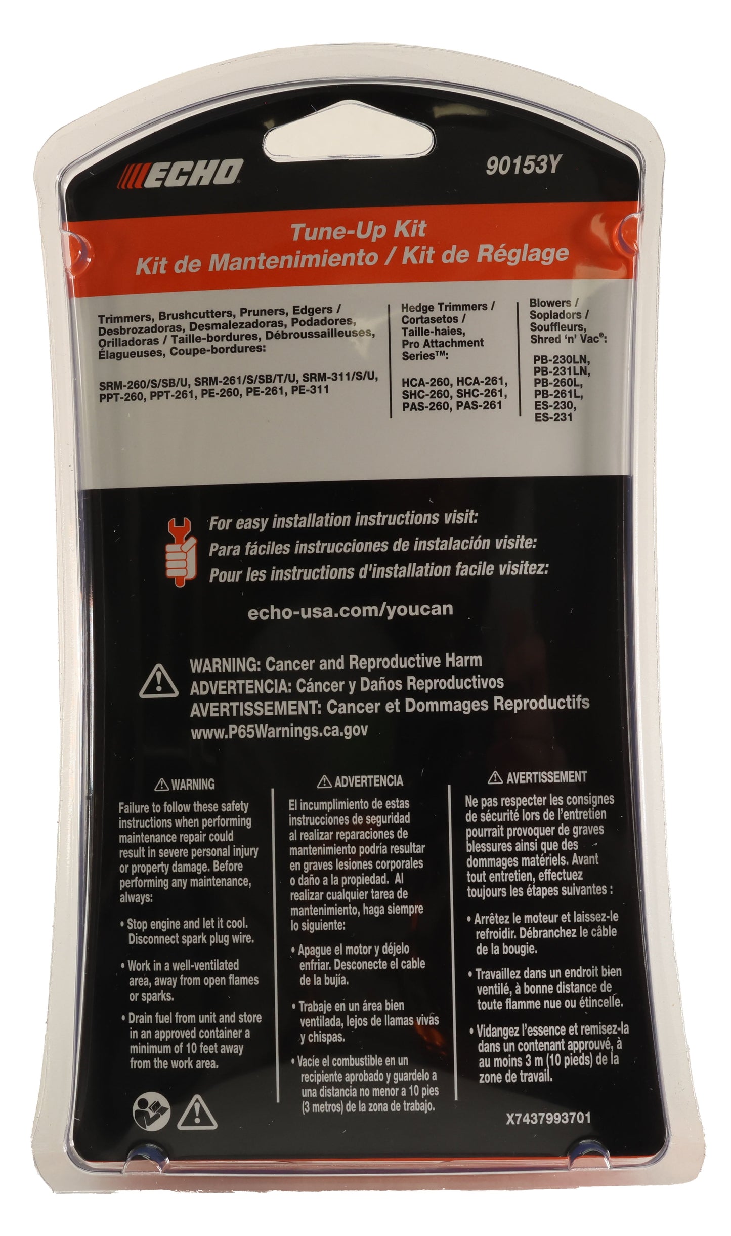 Echo Original Equipment YouCan Maintenance Tune-Up Kit - 90153Y