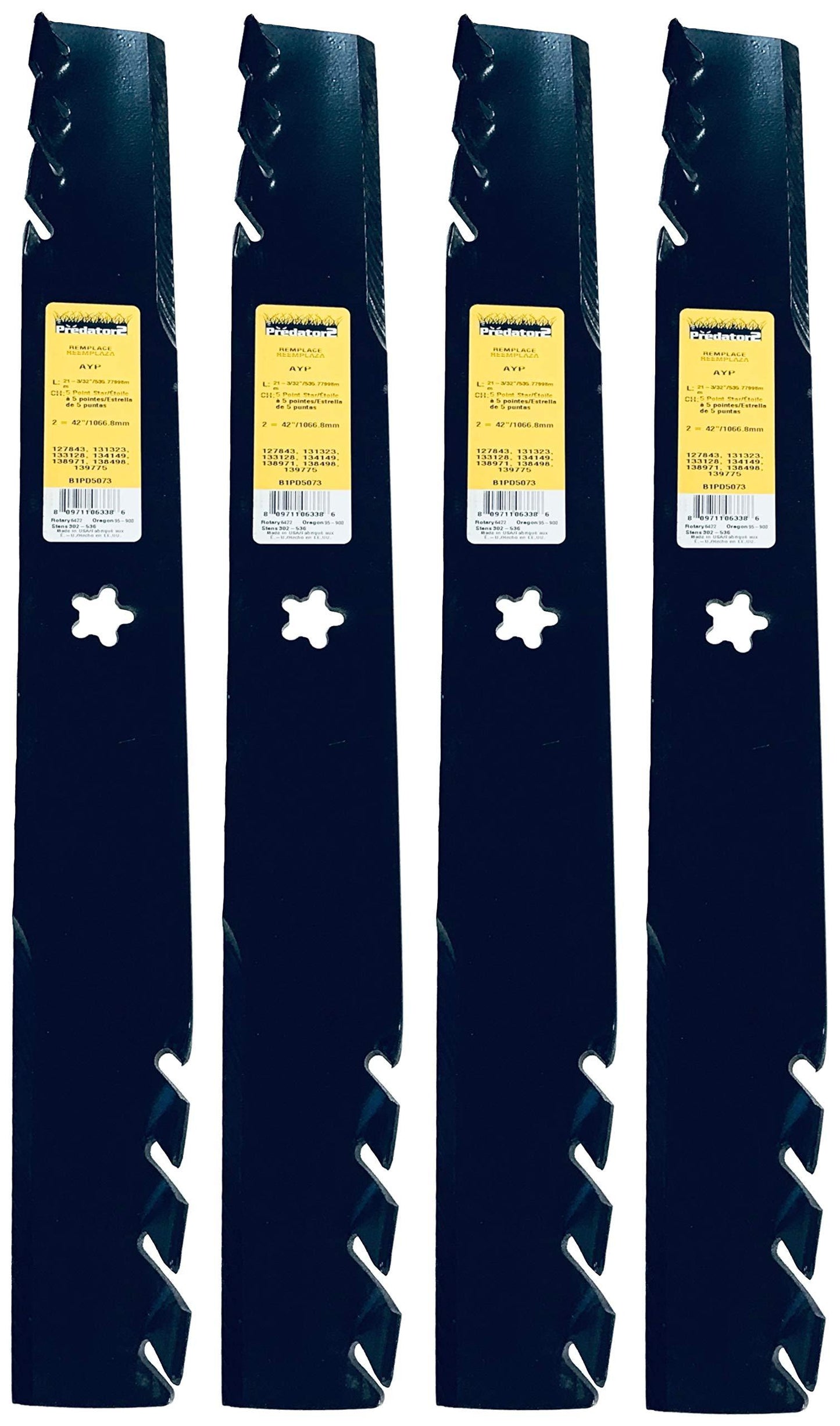 A&I Predator 21-3/32" Mulching Blade (Set of 4) - B1PD5073,4