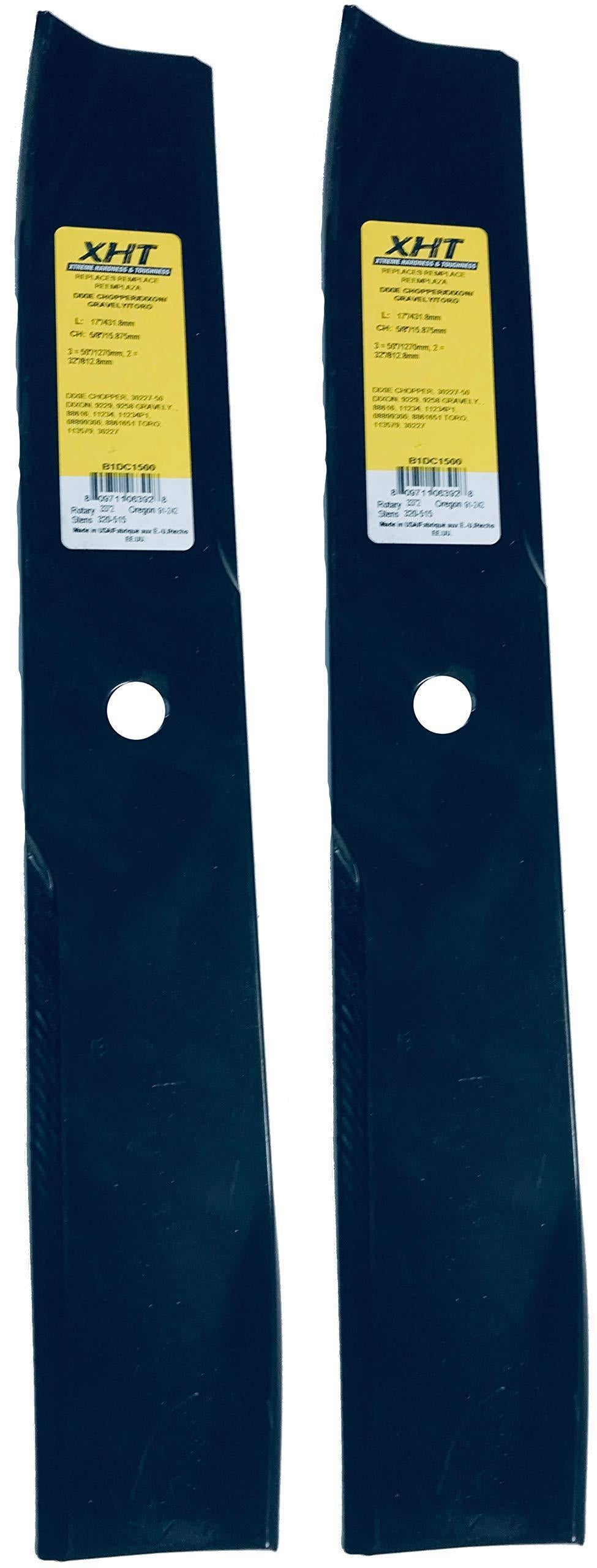 A&I XHT 17", 5/8" Mower Blade (Set of 2) - B1DC1500,2