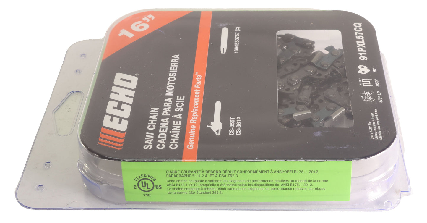 Echo Original Equipment SAW CHAIN 16" - 91PXL57CQ