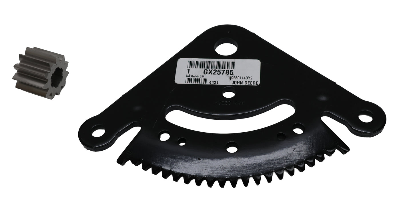 John Deere Original Equipment Steering Sector & Pinion Gear (GX25785+GX20053)...