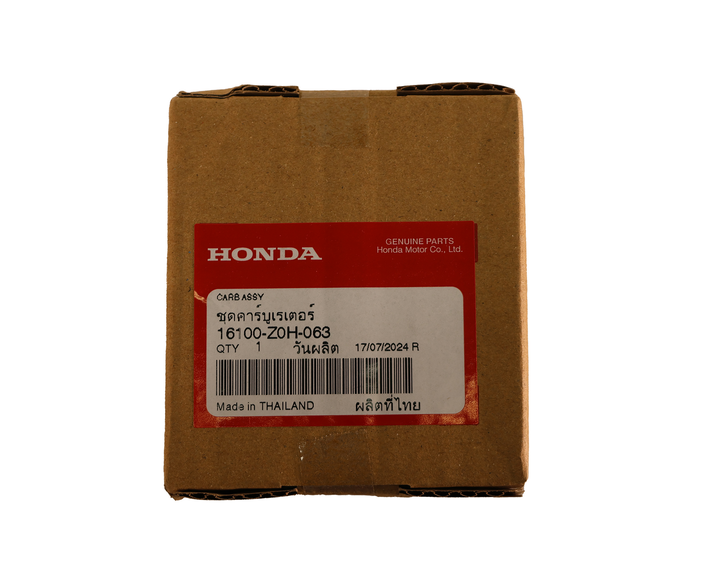 Honda Original Equipment Carburetor Assembly - 16100-Z0H-063