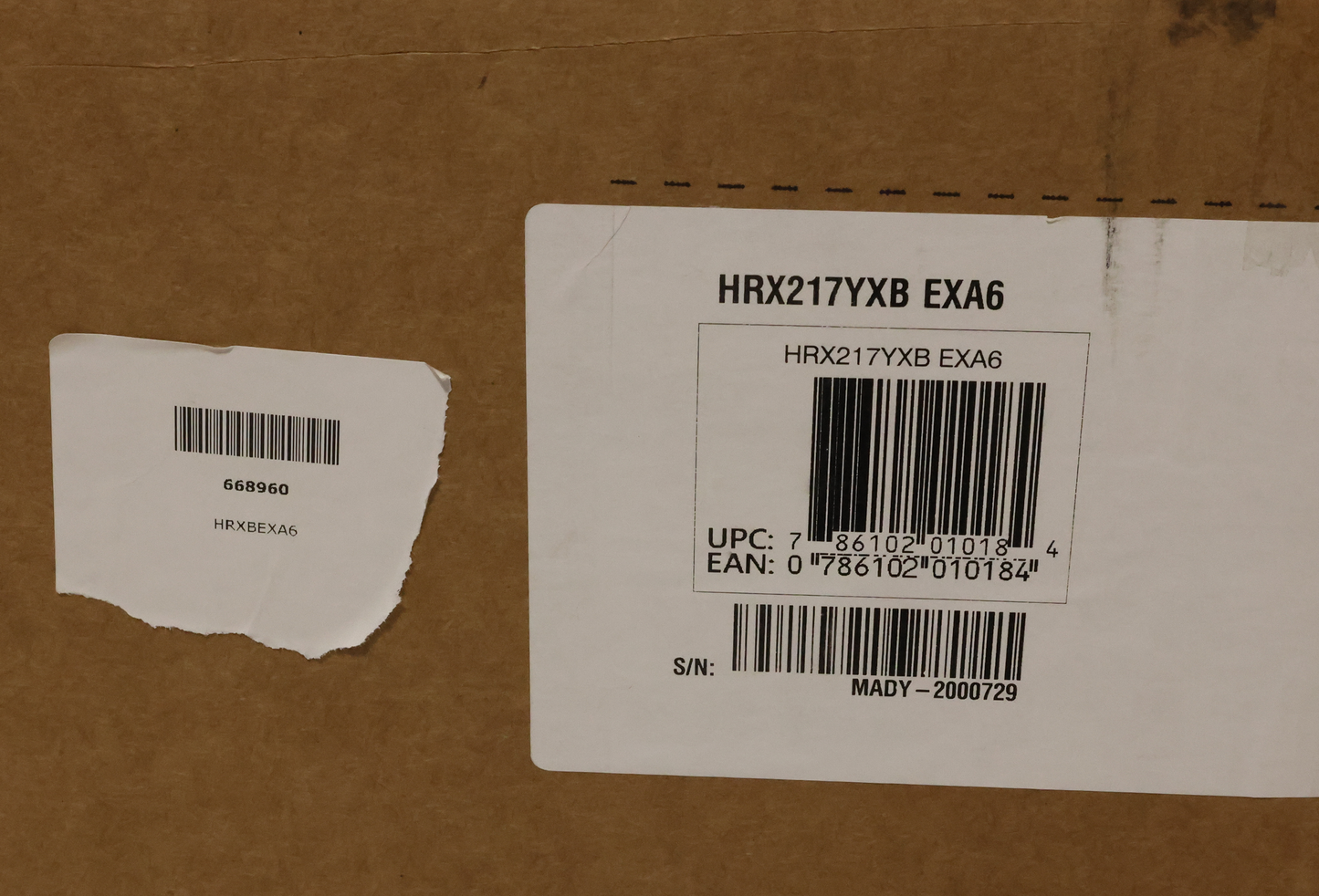 Honda Original Equipment 21" Battery Powered Lawn Mower HRXBEXA6 - 668960