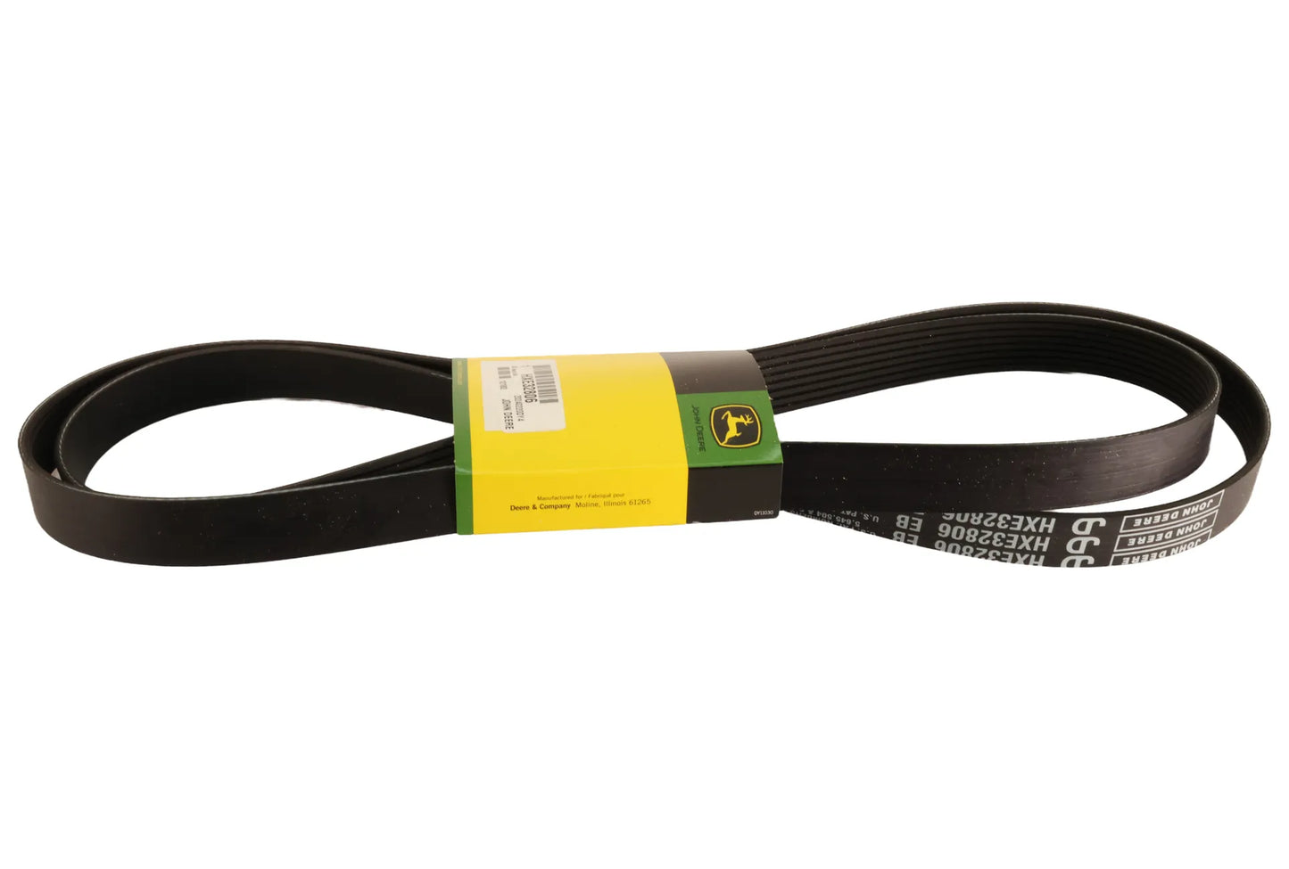 John Deere Original Equipment Pk Section Alternator Drive V-Belt, Effective Length 2370.0 Mm (93.3 Inch) - HXE32806