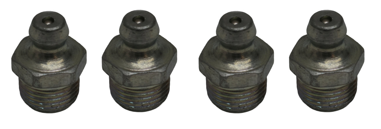 John Deere Original Equipment (4 PACK) Straight Lubrication Fitting - JD7759