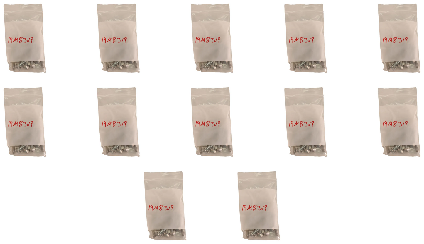 John Deere Original Equipment Hexagonal Head Flanged Screw, M8 X 50 (12-PACK) - 19M8319