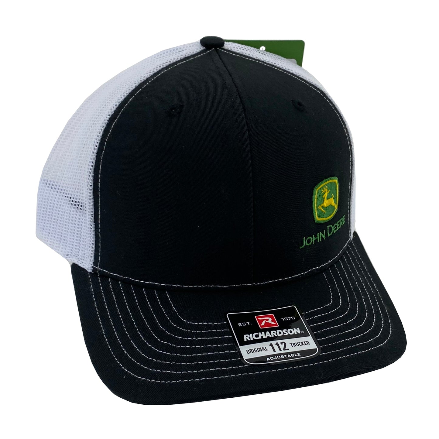 John Deere Black/White Richardson Hat - LP83157