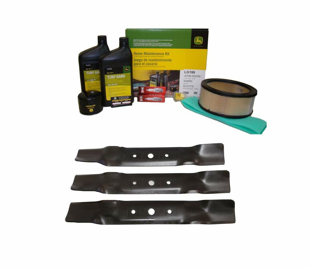 John Deere Original Equipment Model L130 Maintenance Kit + Standard Blades