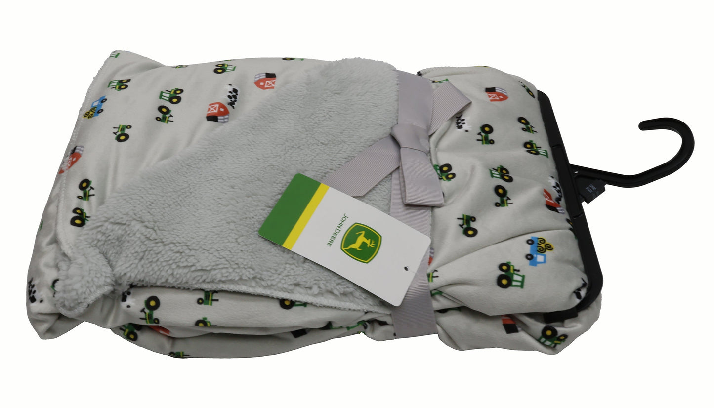 John Deere Infant Mink Sherpa Blanket - LP81445