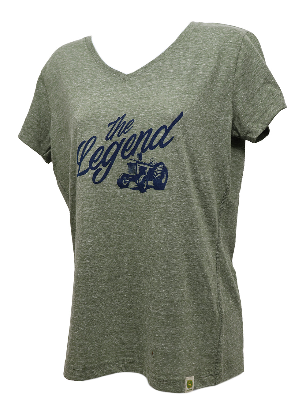 John Deere Ladies X-LARGE "The Legend" Short Sleeve V neck T-Shirt - LP82345