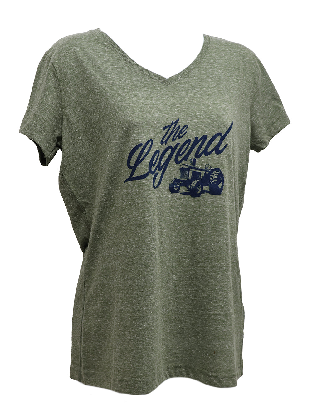 John Deere Ladies X-LARGE "The Legend" Short Sleeve V neck T-Shirt - LP82345