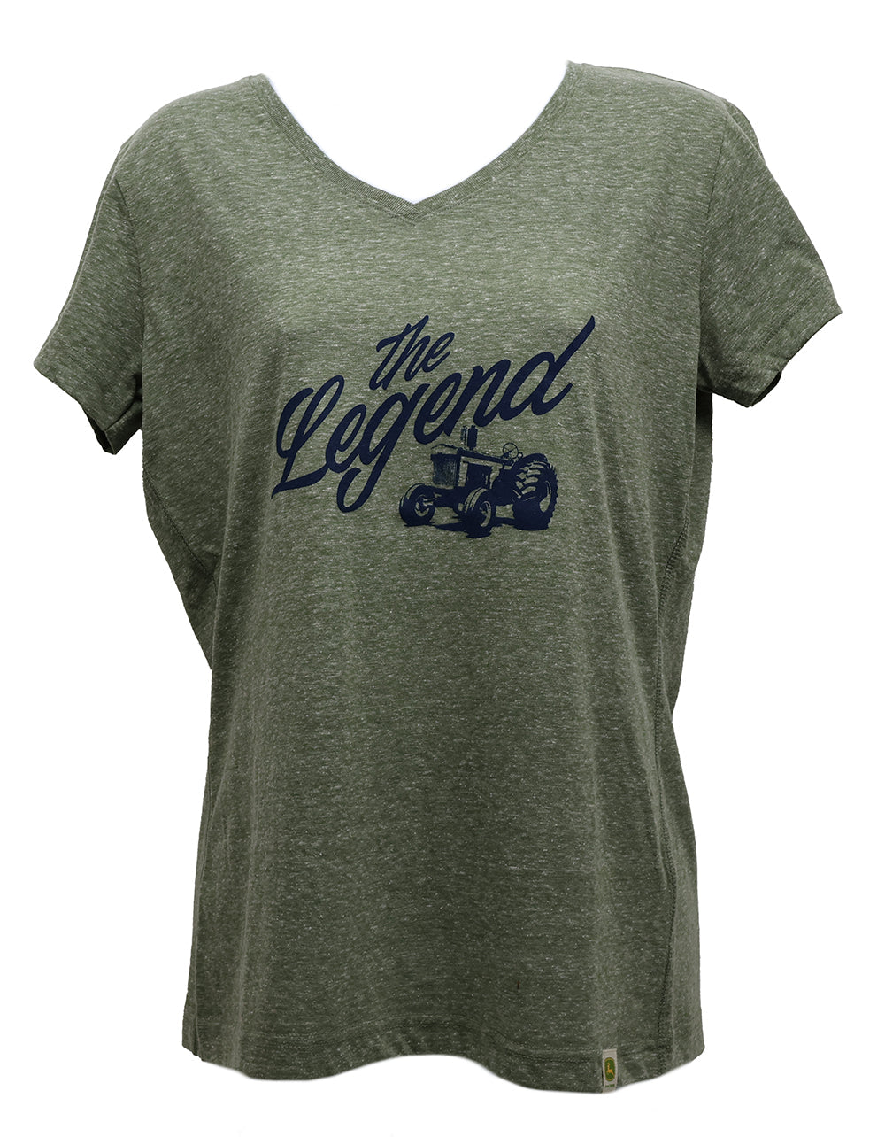 John Deere Ladies X-LARGE "The Legend" Short Sleeve V neck T-Shirt - LP82345