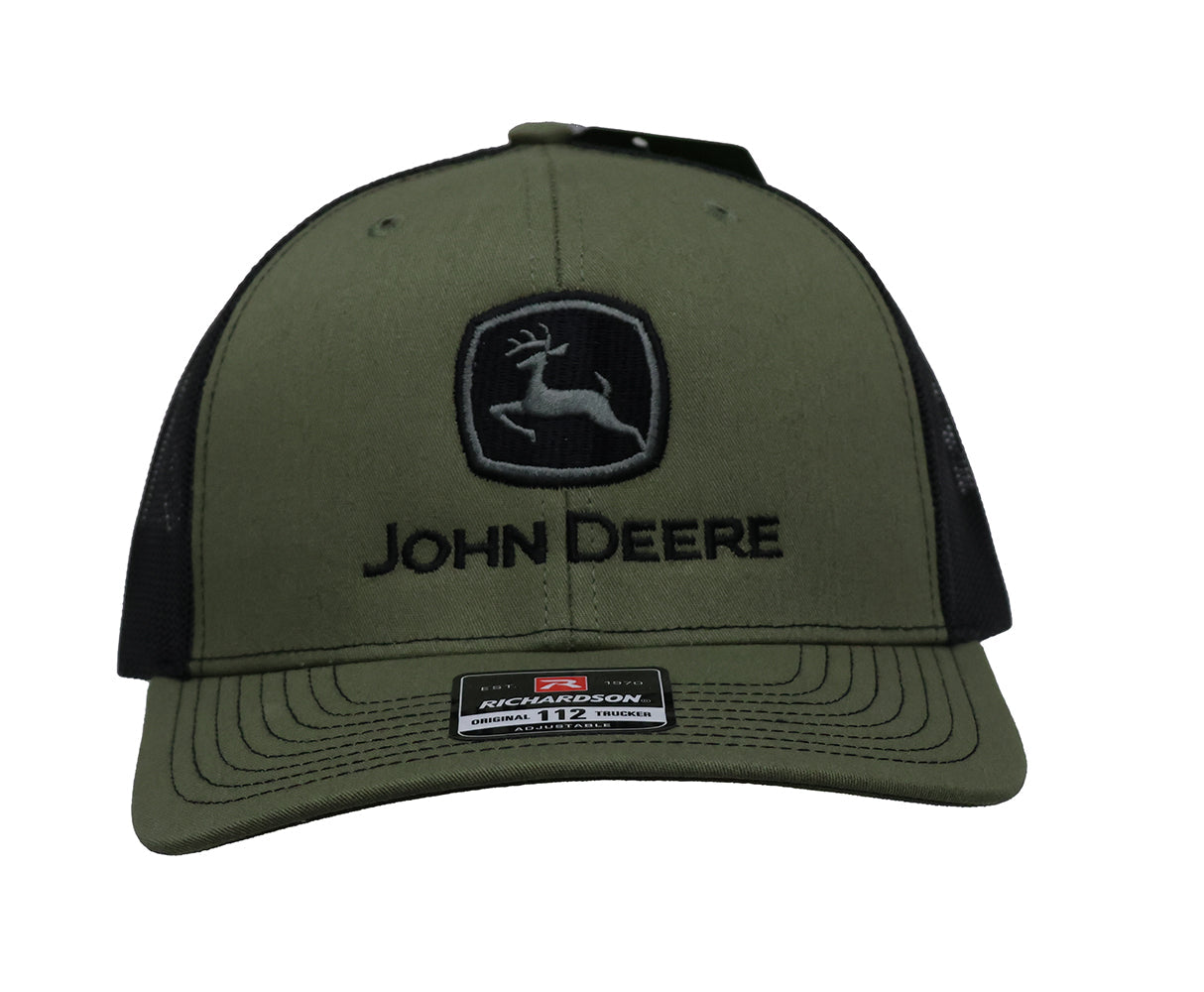 John Deere Richardson Loden/Black Hat/Cap - LP87808