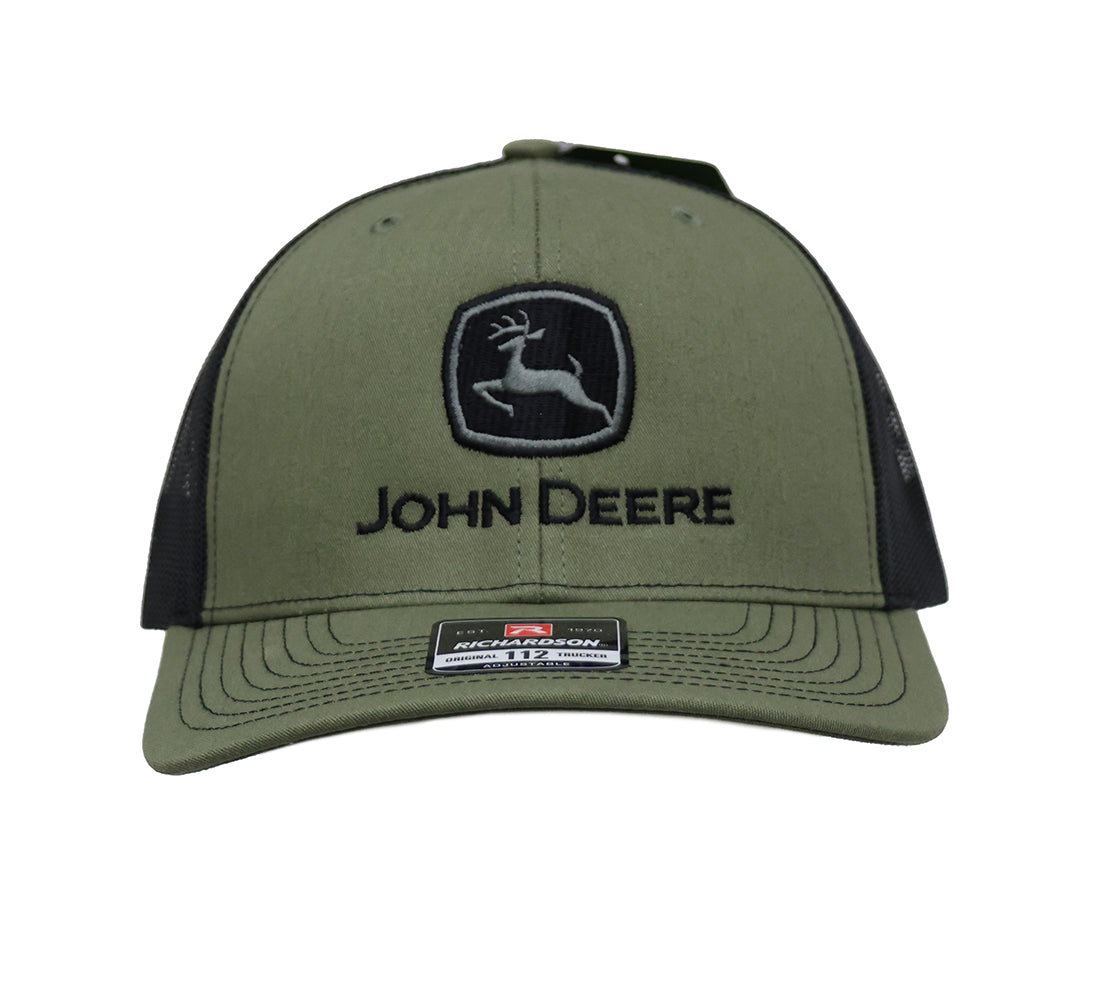 John Deere Richardson Loden/Black Hat/Cap - LP87808