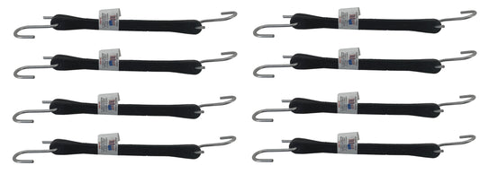 SMA 10" EPDN Rubber Tarp Strap W/ Hooks-USA 8 Pack- 863-TS10,8