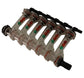 SMA Products Wilger® Modular Flow Monitor Kit - 6 Column 3/8" Hose Barb Elbow, 3/4" Hose Barb Inlet - 976-204606