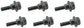 John Deere Original Equipment Screw 6 Pack - M153513