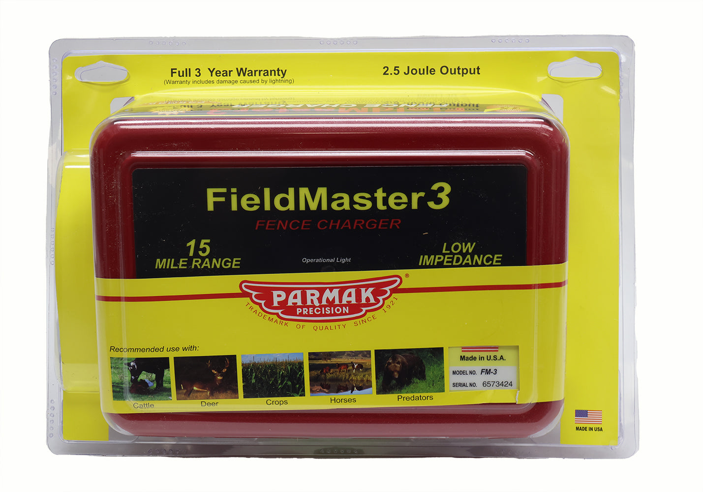 Parmak FieldMaster-3 Fencer Charger - 102560