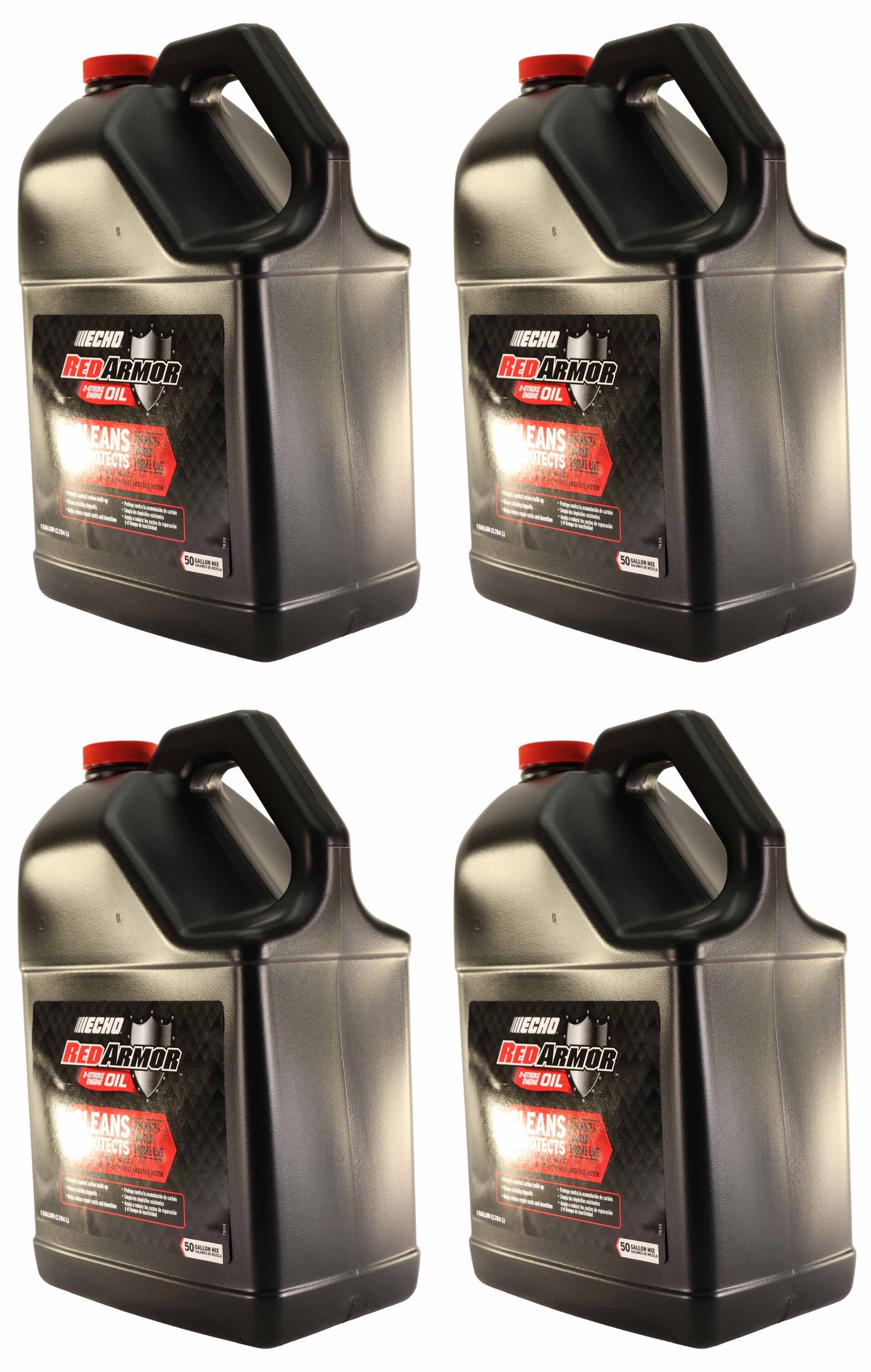 Echo Original Equipment 4-PACK Red Armor 2-Cycle Engine Oil (1 Gallon Bottle)...