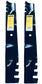 Predator 18", 1/2" Mulching Mower Blade (Set of 2) - B1PD1031,2