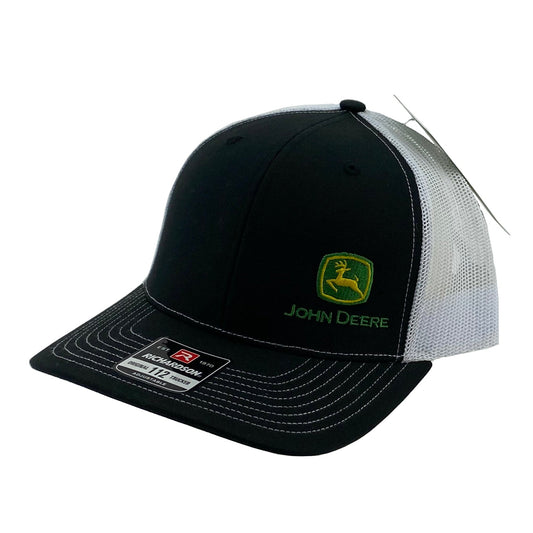 John Deere Black/White Richardson Hat - LP83157