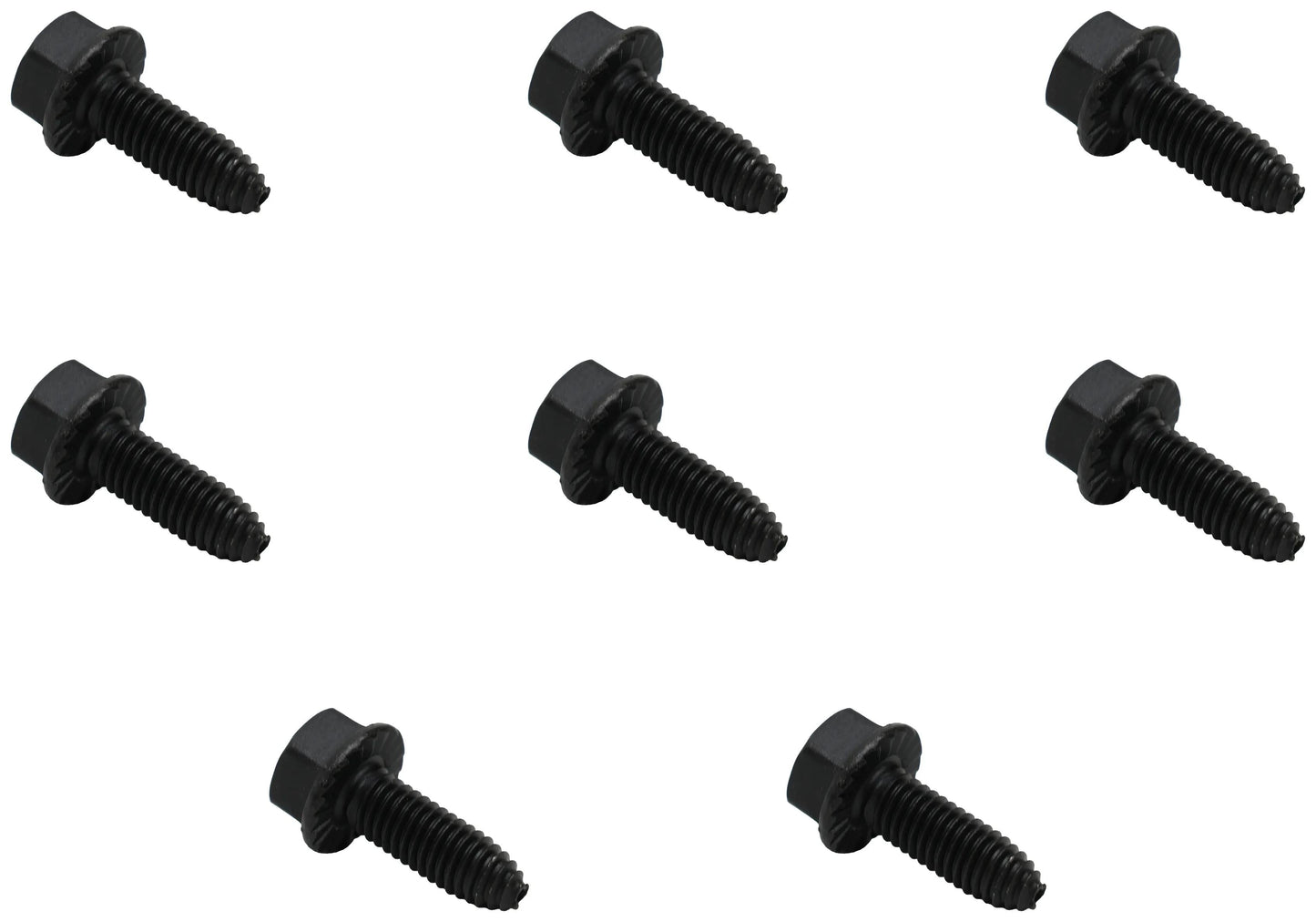 John Deere Original Equipment Hexagonal Flanged Head Self-Tapping Screw, M8 X 23.5 (8-PACK) - M159825