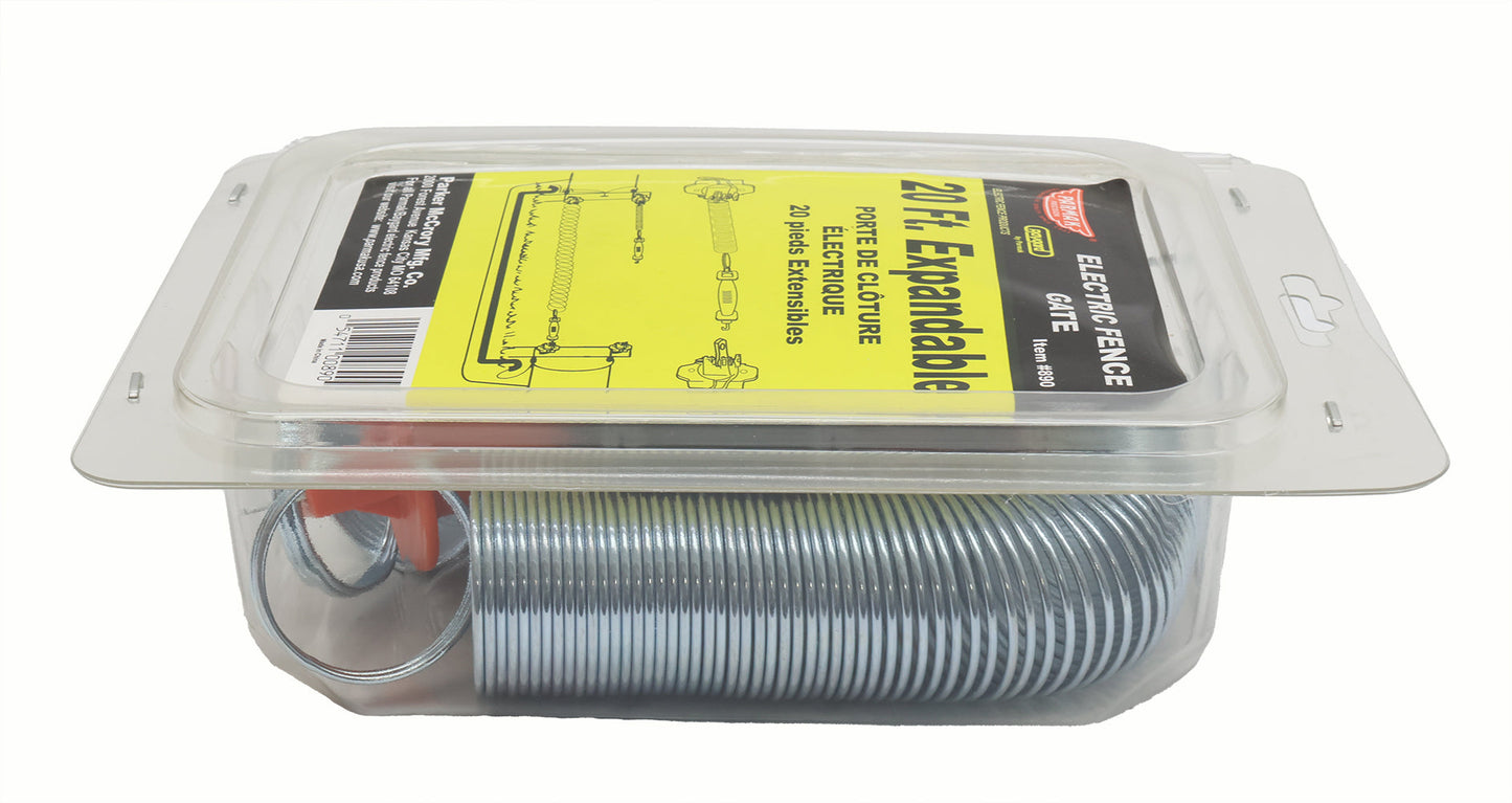 Parmak Precision 890 20' Galvanized Expandable Spring Gate