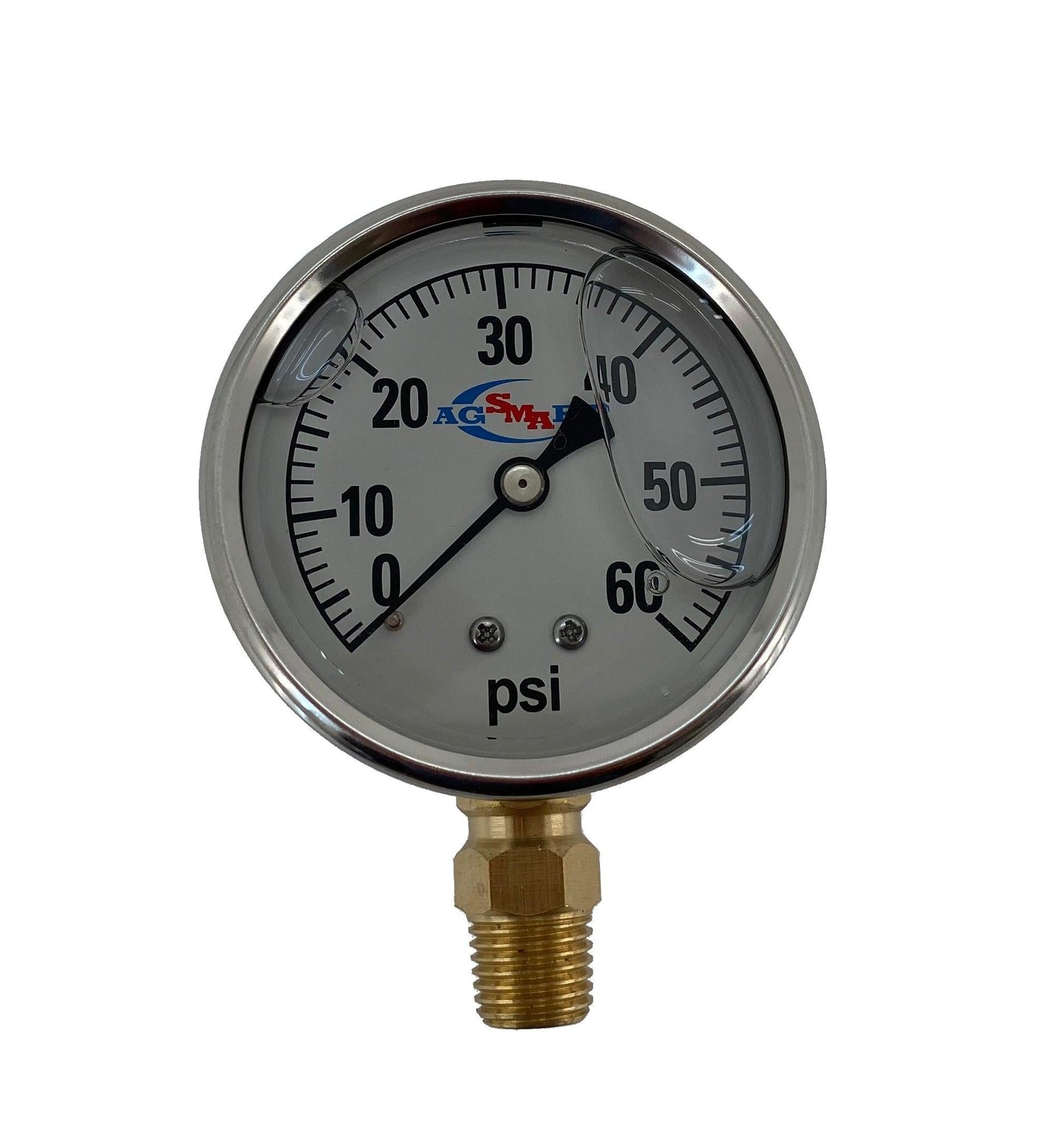 SMA 60 PSI Liquid Filled/Stainless Gauge-2-1/2" Diameter - 920-GG60