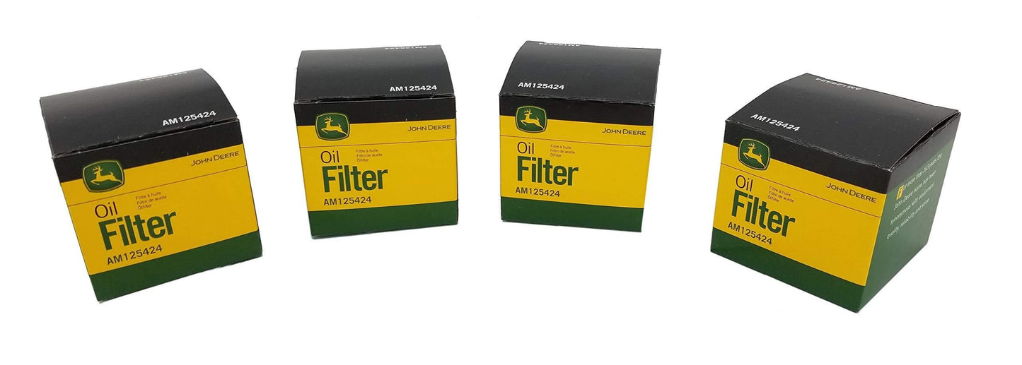 John Deere OEM Oil Filter #AM125424 (4-Pack)