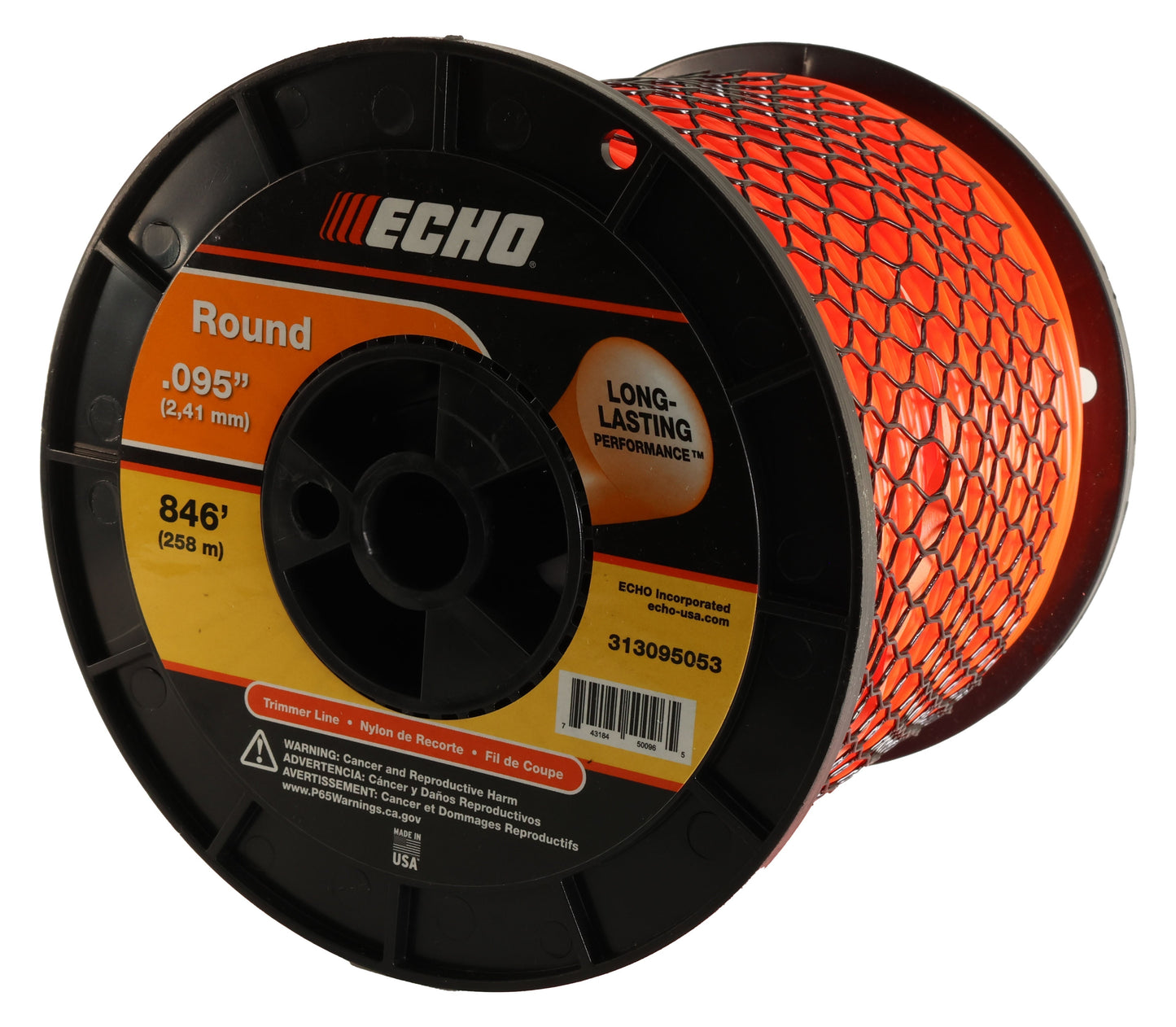 Echo Original Equipment .095" 3 LB Standard Round Trimmer Line - 313095053