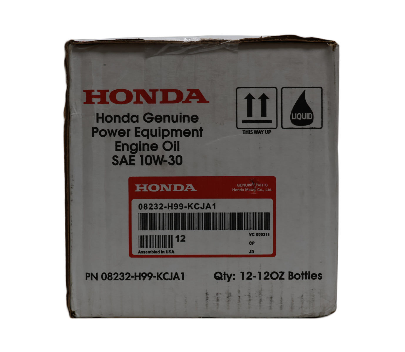 Honda Original Equipment SAE 10W-30 Oil - 08232-H99-KCJA1