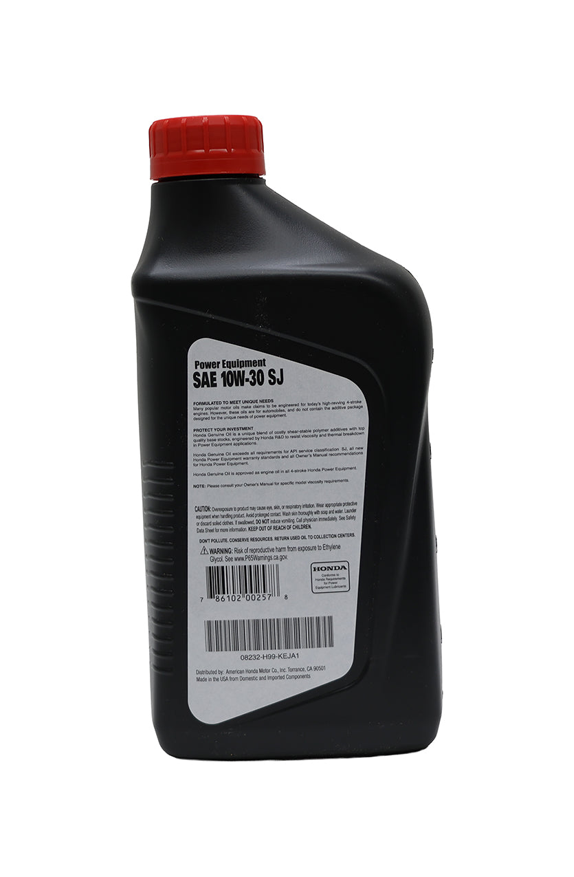 Honda Original Equipment SAE 10W-30 Engine Oil- 08232-H99-KEJA1
