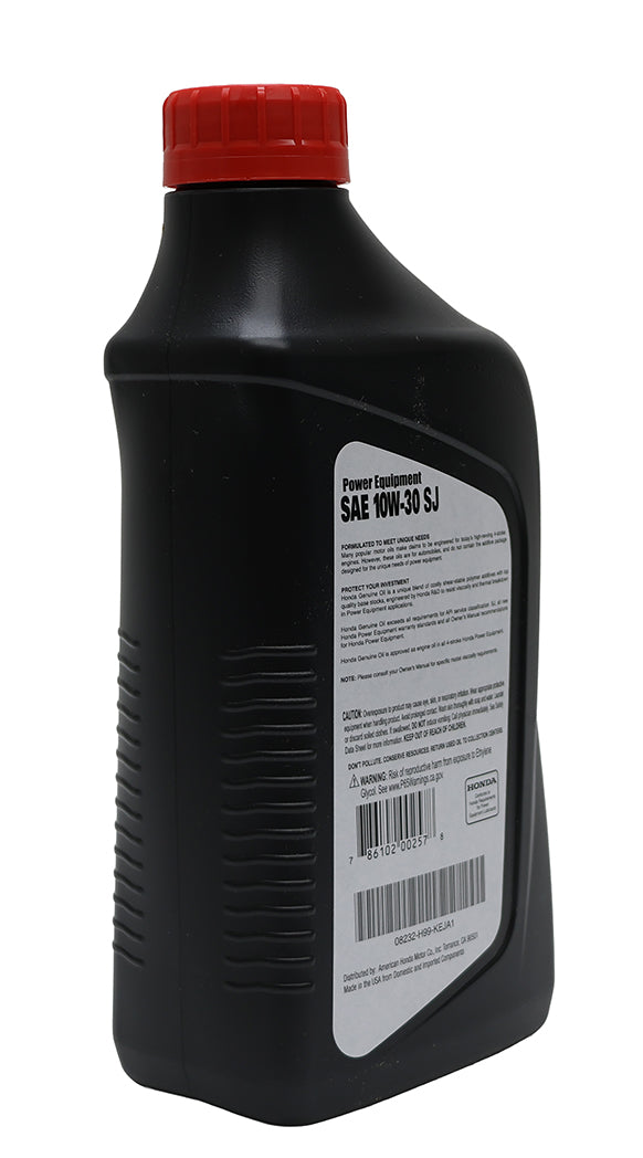 Honda Original Equipment SAE 10W-30 Engine Oil- 08232-H99-KEJA1