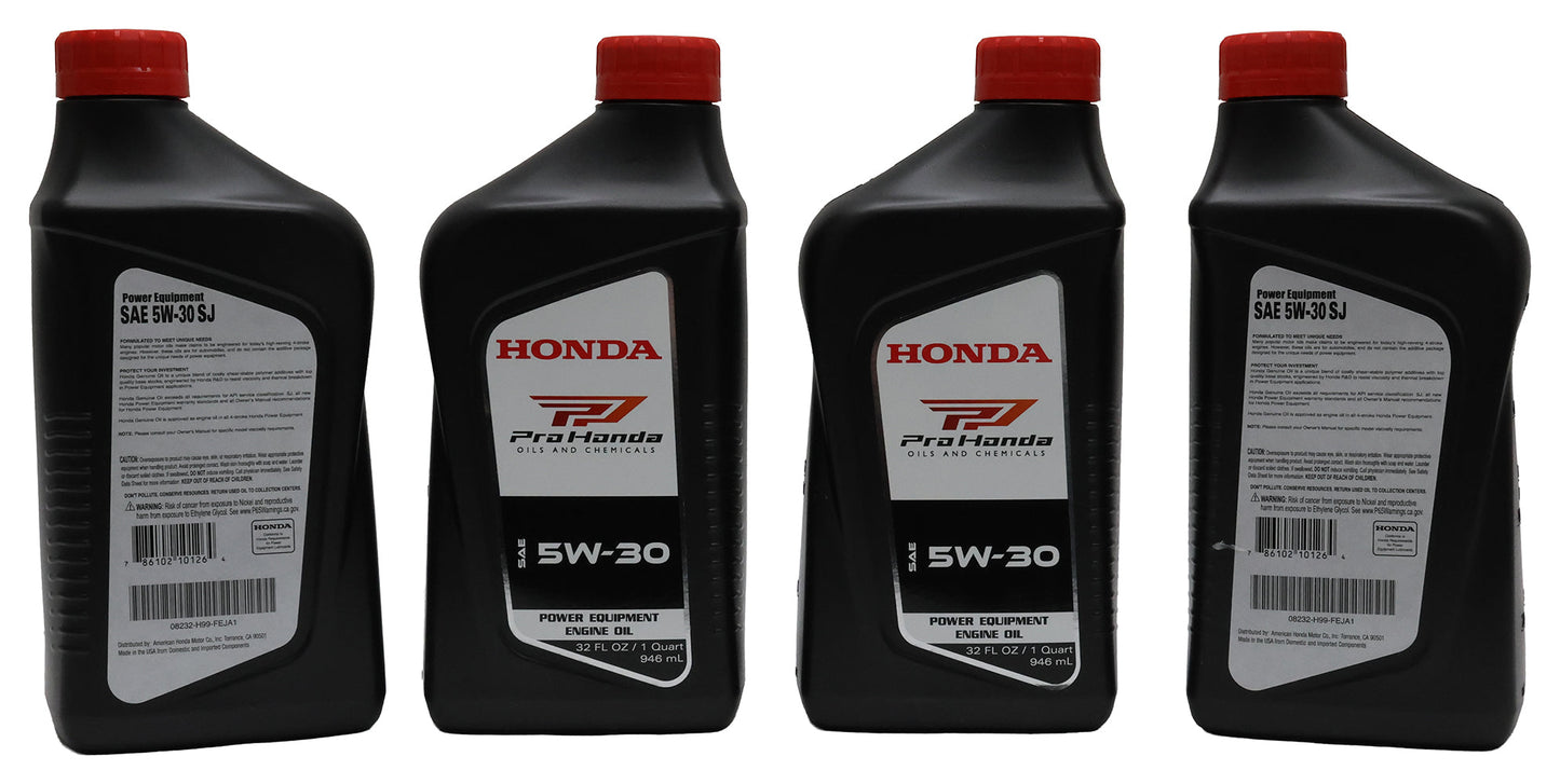 Honda SAE 5W30 (4 PACK) Power Equipment Engine Oil - 08232-H99-FEJA1