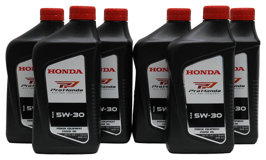 Honda SAE 5W30 (6 PACK) Power Equipment Engine Oil - 08232-H99-FEJA1