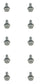 John Deere (10 PACK) Original Equipment Screw - 19M7793