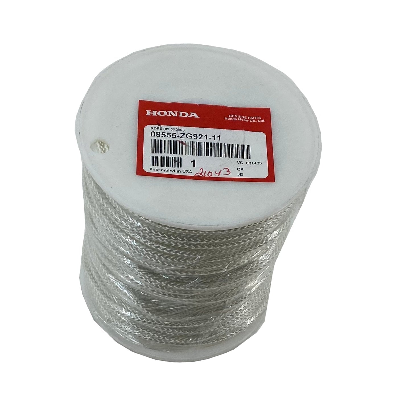 Honda Original Equipment Rope (#5.5X200') - 08555-ZG921-11