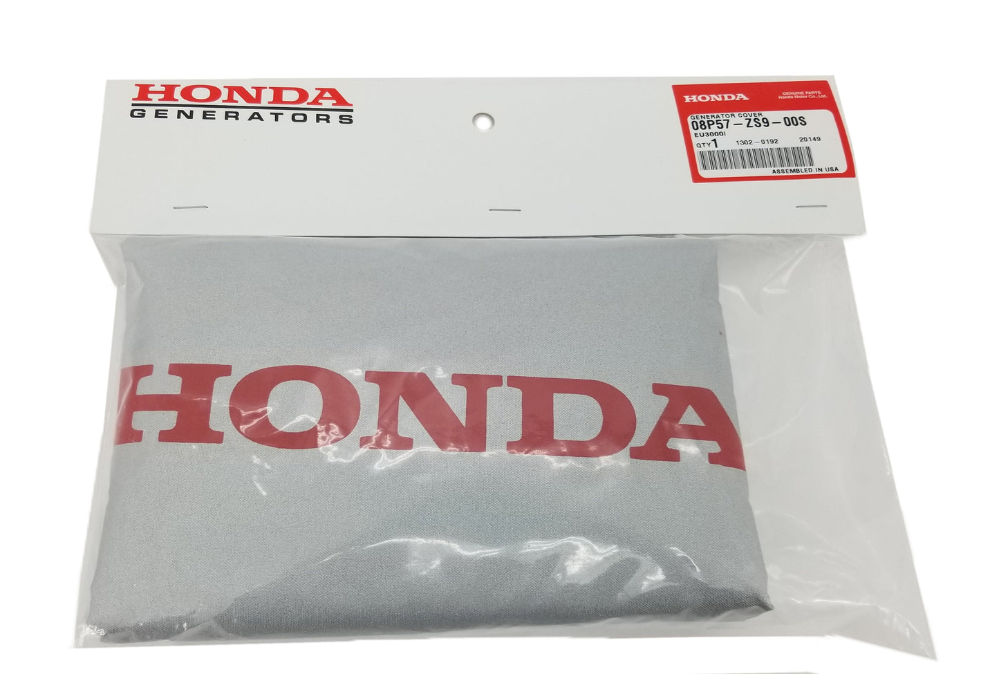 Honda EU3000is Generator Silver Cover - 08P57-ZS9-00S
