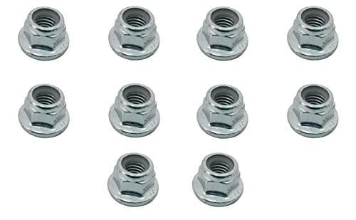 John Deere (10 PACK) Original Equipment Flangehead Locknut -14M7400,10