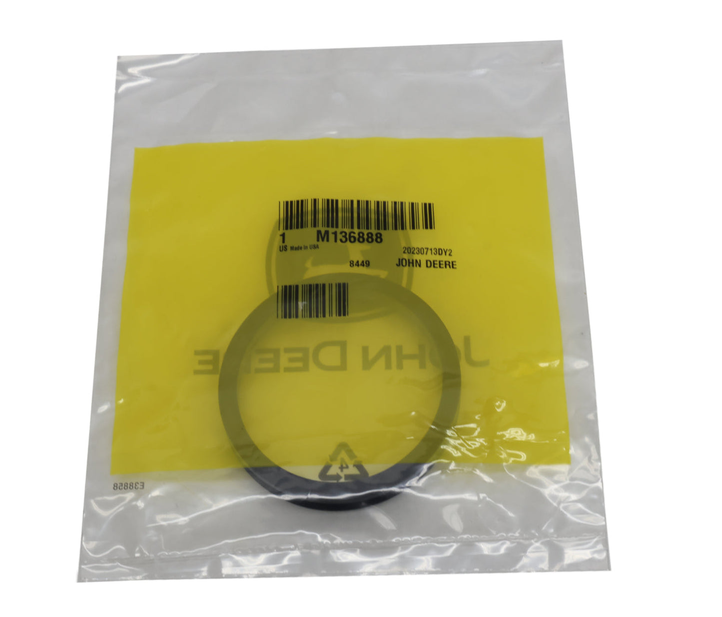John Deere Original Equipment V-Ring Face Seal - M136888