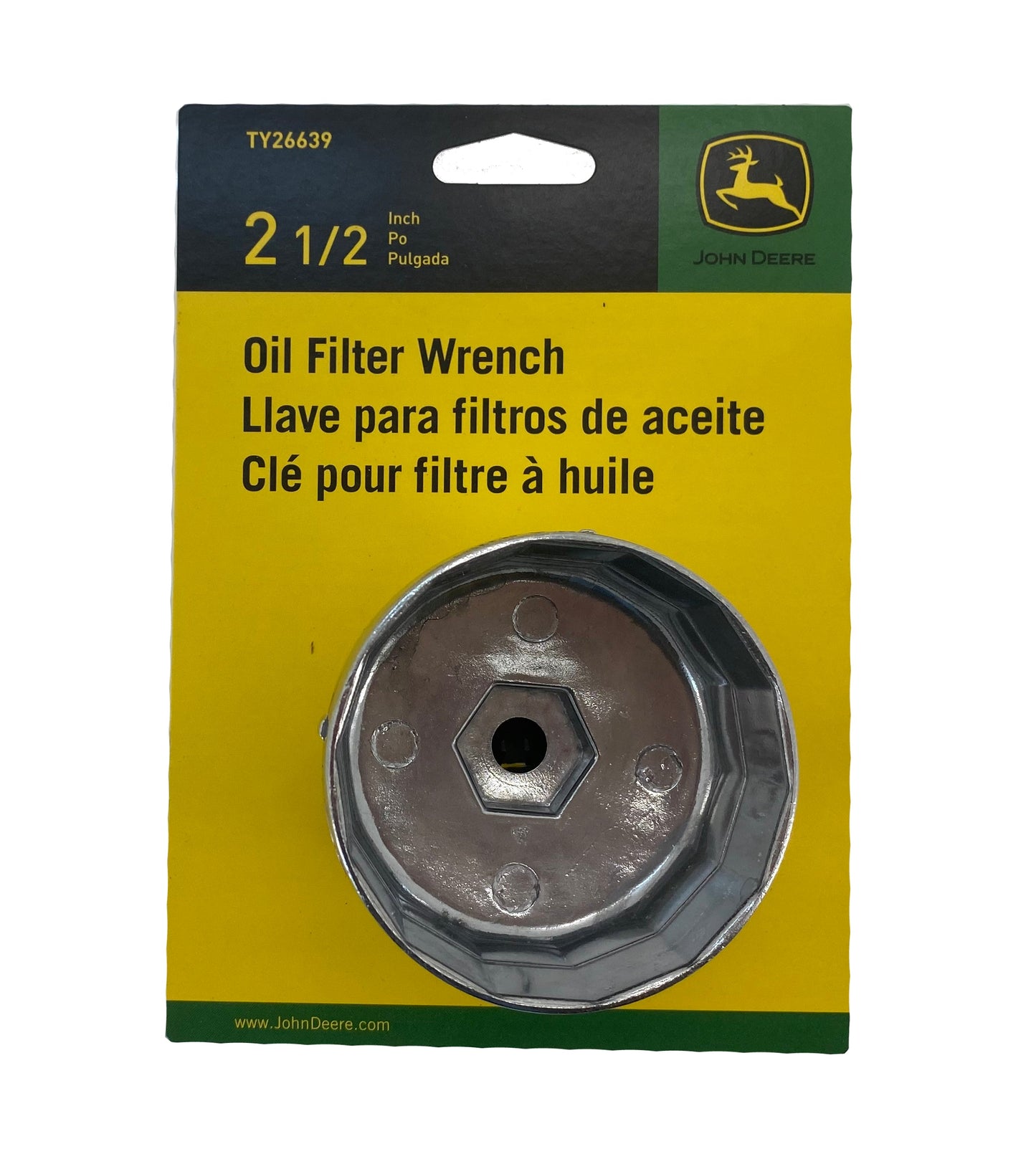 John Deere Oil Filter Wrench for AM107423 Filter - TY26639