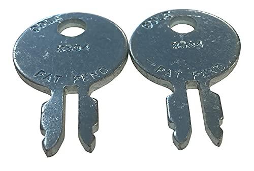 John Deere (2-Pack) Original Equipment Ignition Switch Key - A4700R,2