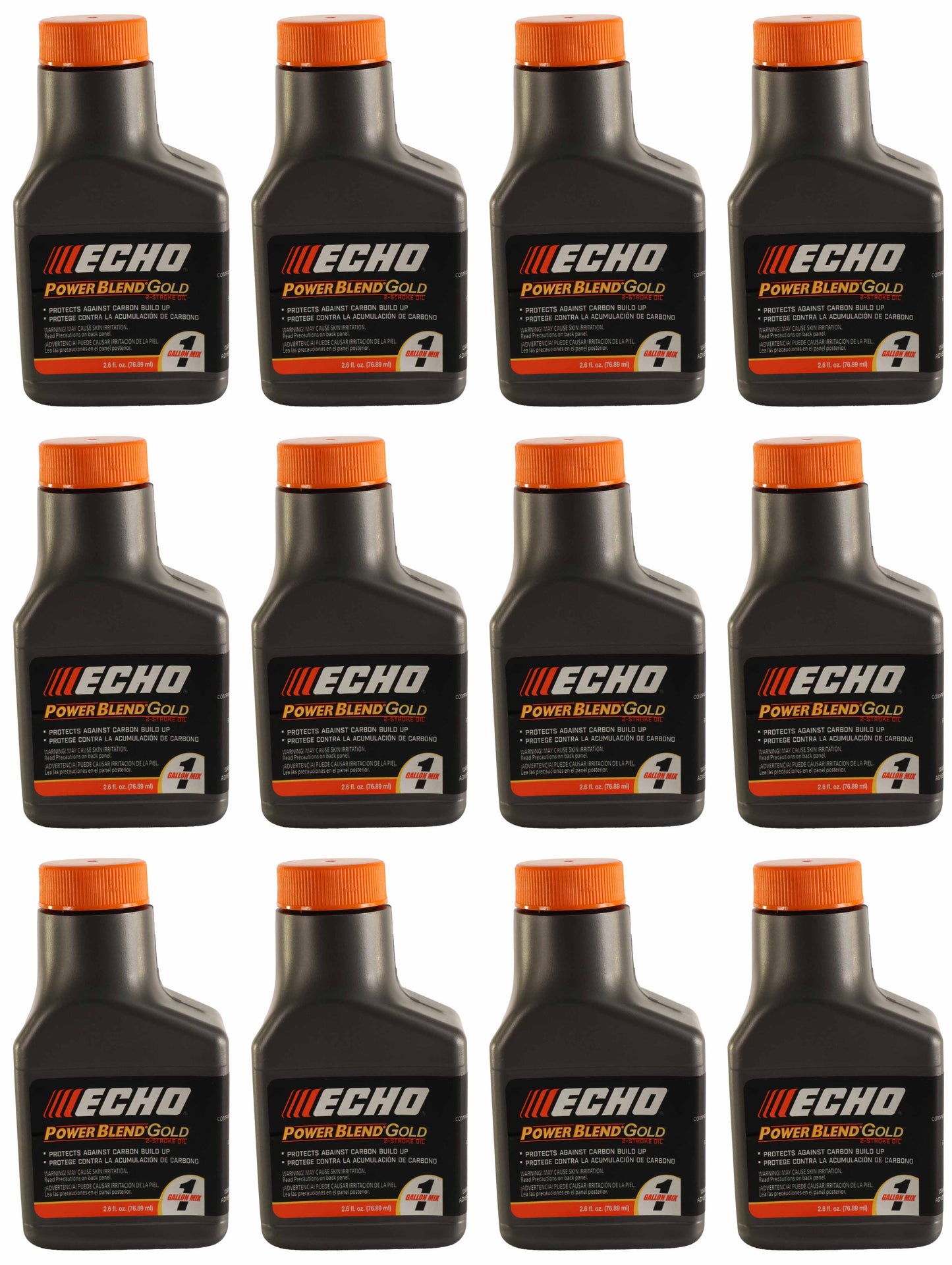 Echo Original Equipment 12-PACK PowerBlend Gold 2.6 Oz. 2-Stroke Engine Oil - 6450000