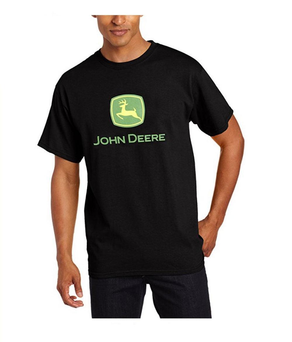 Men's John Deere Logo T-Shirt (Black)(LARGE) - LP27642