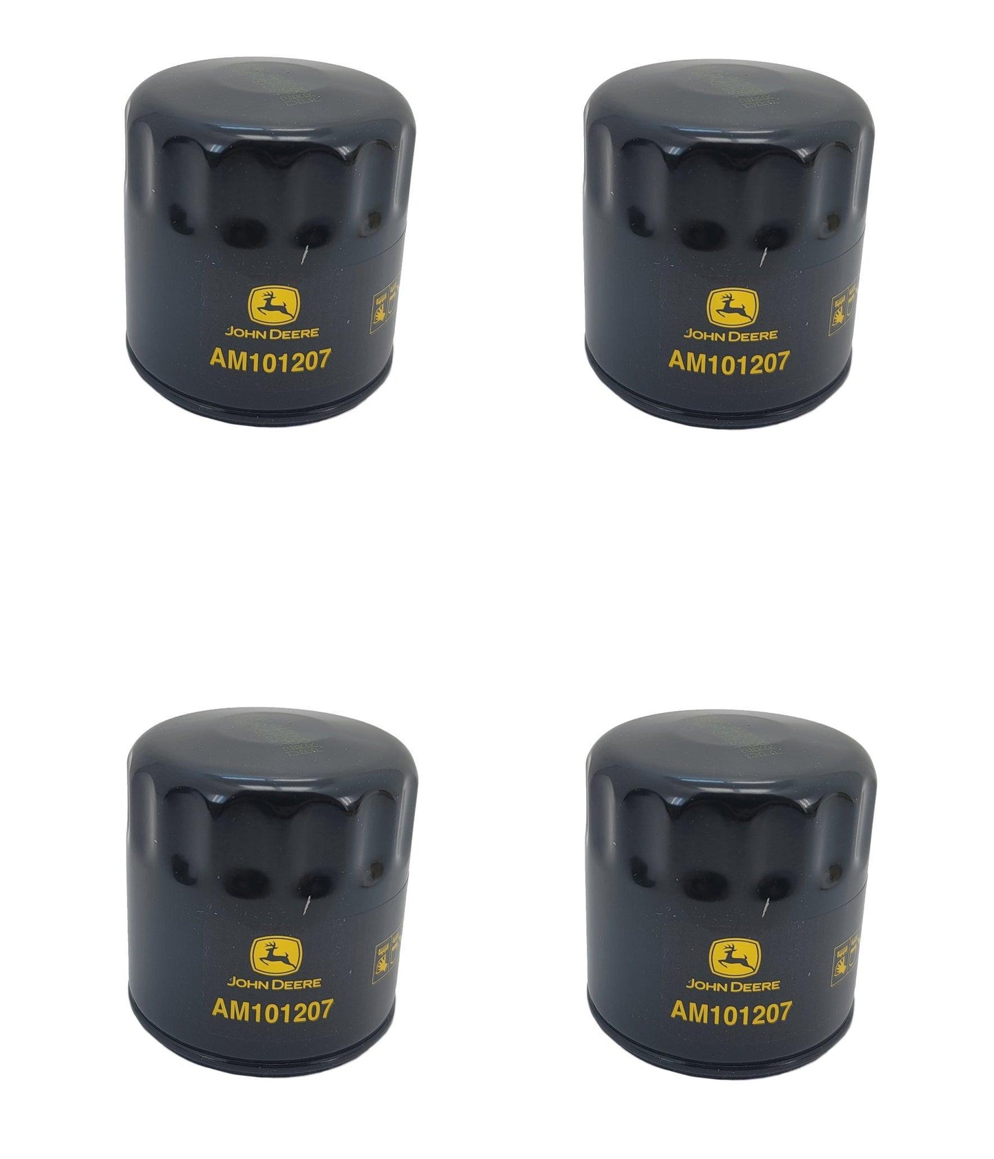 John Deere (4 PACK) Original Equipment Oil Filter - AM101207,4